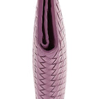 Portefeuille Intrecciato Cuir Nappa Violet Intrecciato