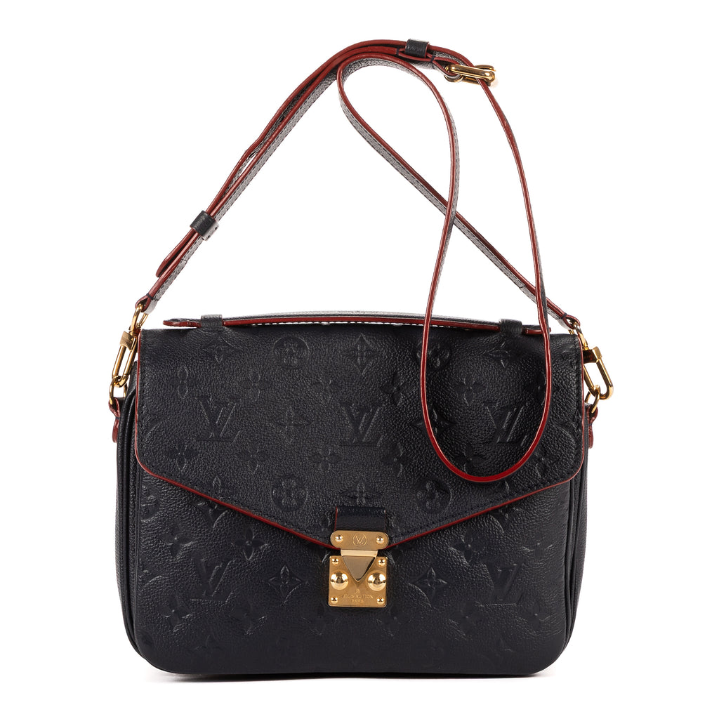 Bolso de Hombro Pochette Metis MM Piel Monogram Empreinte Azul Marino