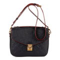 Bolso de Hombro Pochette Metis MM Piel Monogram Empreinte Azul Marino