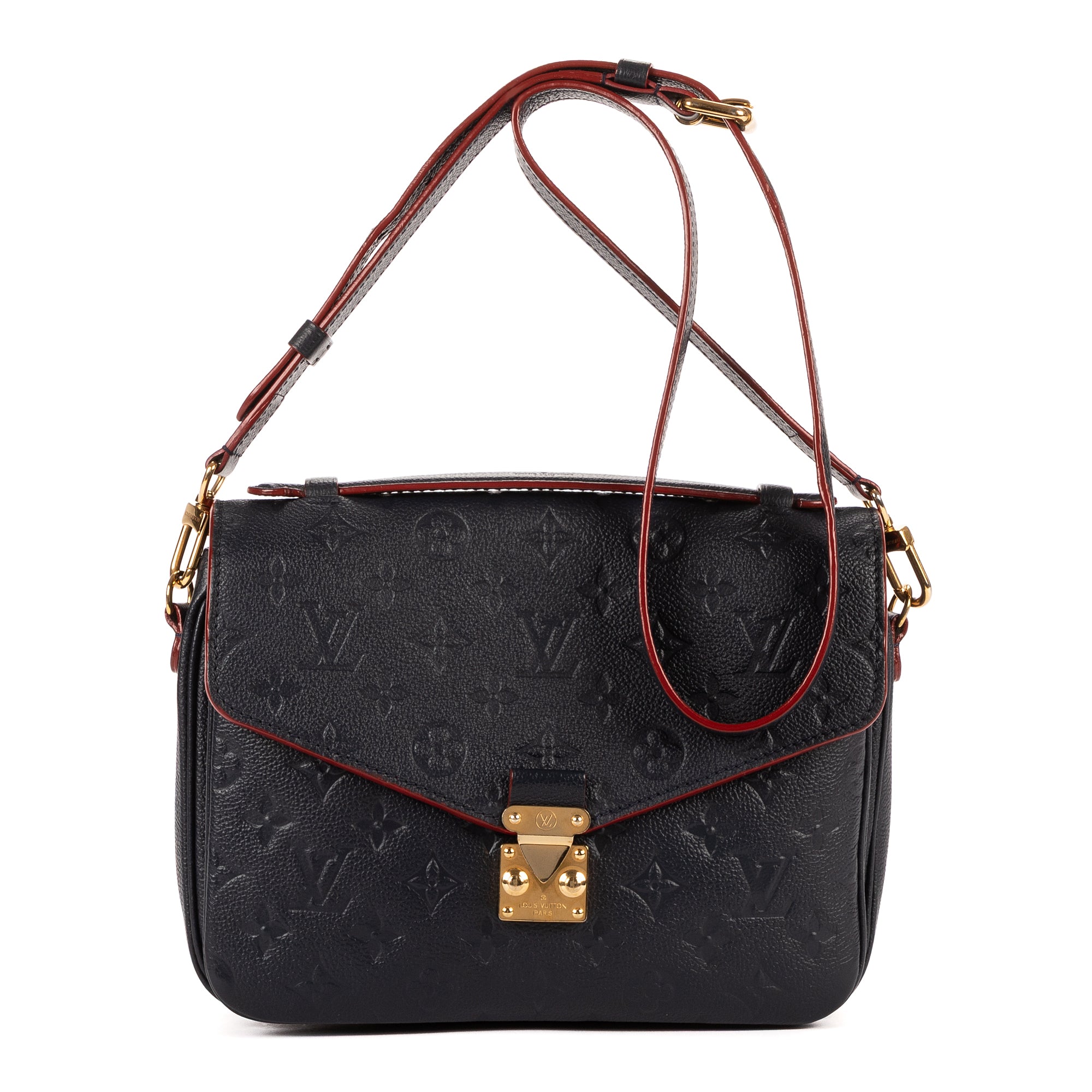 Bolso de Hombro Pochette Metis MM Piel Monogram Empreinte Azul Marino