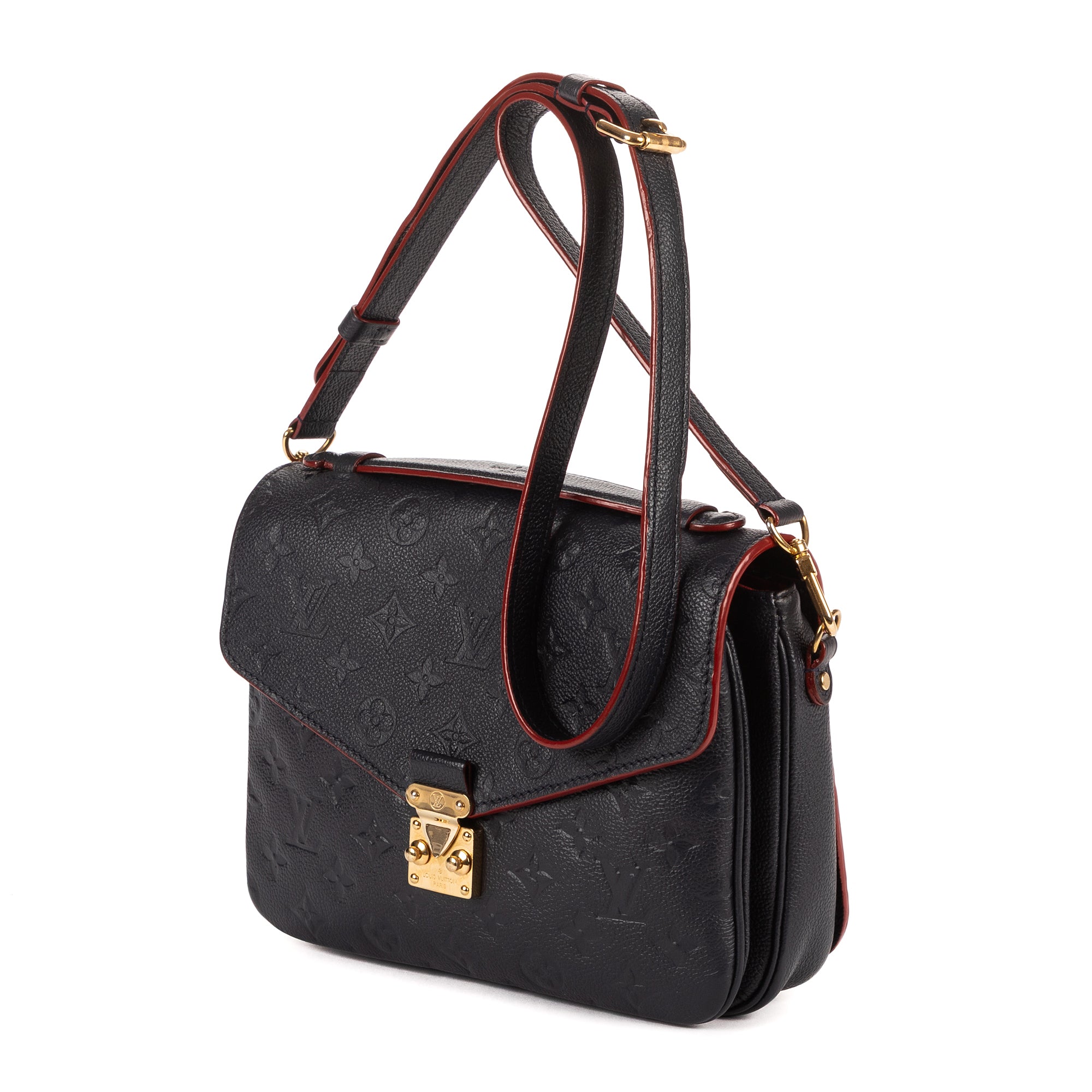Bolso de Hombro Pochette Metis MM Piel Monogram Empreinte Azul Marino