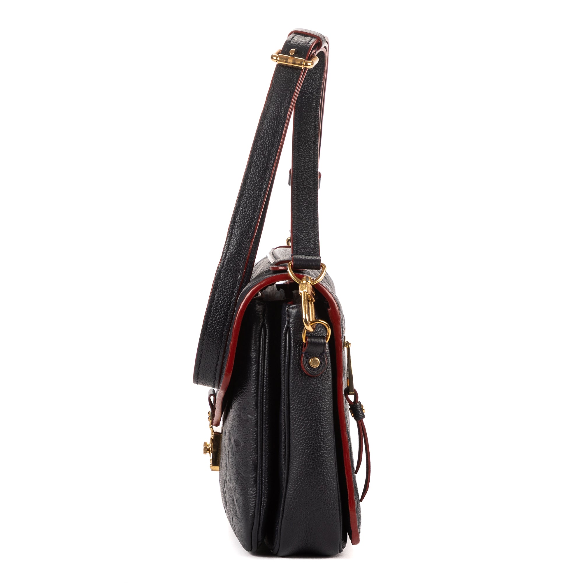Bolso de Hombro Pochette Metis MM Piel Monogram Empreinte Azul Marino