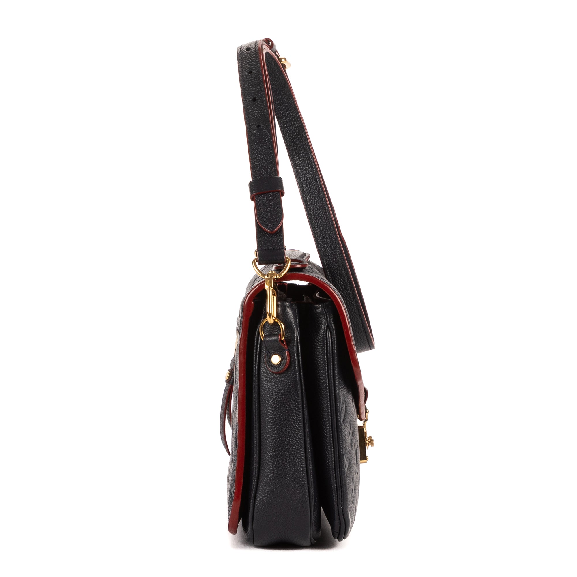Bolso de Hombro Pochette Metis MM Piel Monogram Empreinte Azul Marino