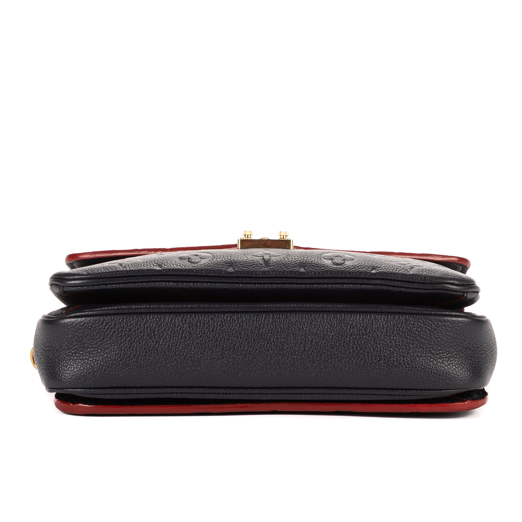 Bolso de Hombro Pochette Metis MM Piel Monogram Empreinte Azul Marino