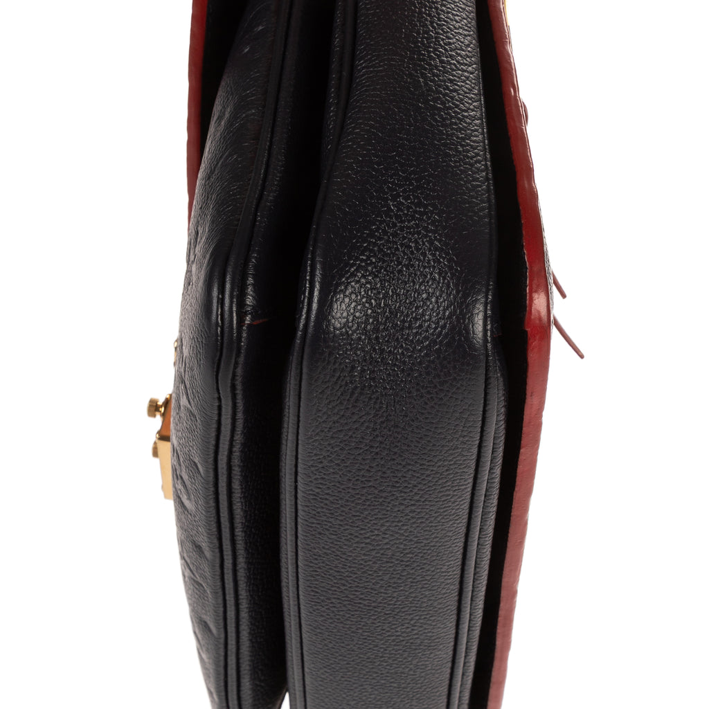 Bolso de Hombro Pochette Metis MM Piel Monogram Empreinte Azul Marino