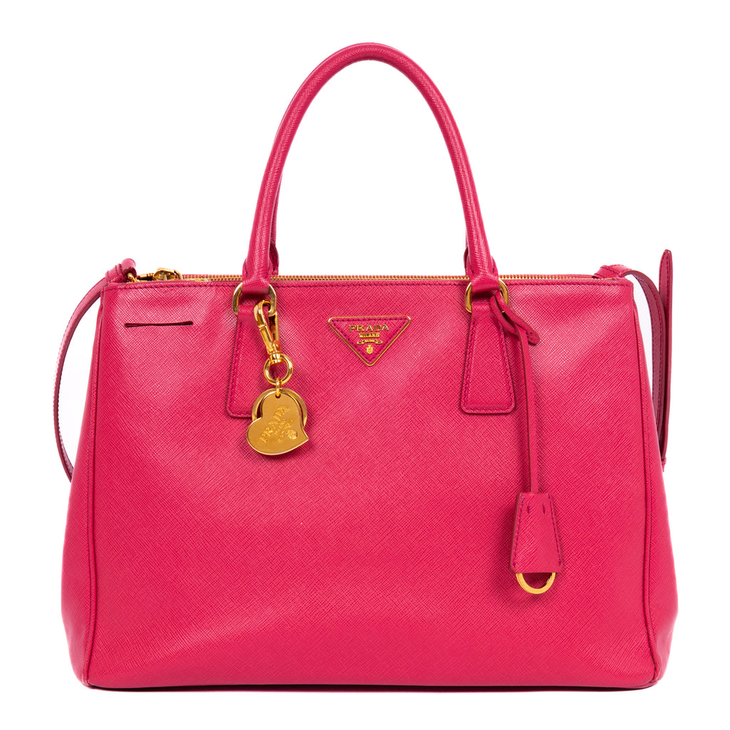 Shoulder Bag Saffiano Lux Tote Pink Saffiano Leather