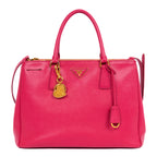 Shoulder Bag Saffiano Lux Tote Pink Saffiano Leather
