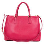 Shoulder Bag Saffiano Lux Tote Pink Saffiano Leather