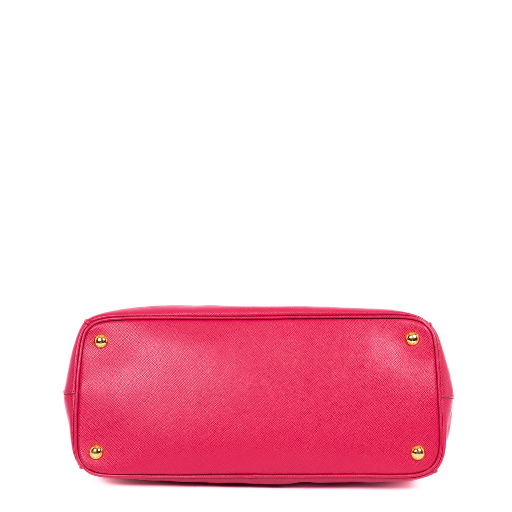 Shoulder Bag Saffiano Lux Tote Pink Saffiano Leather