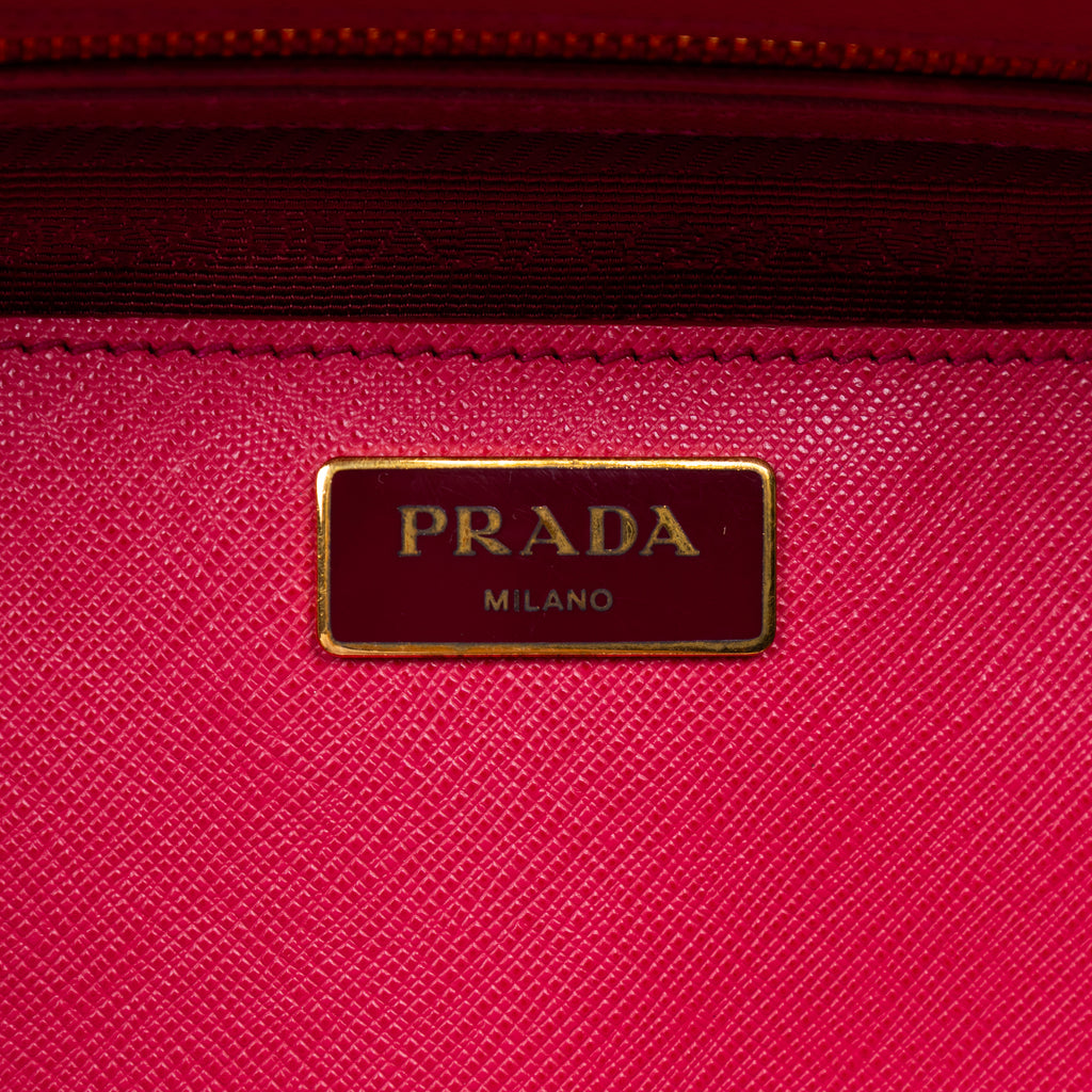 Shoulder Bag Saffiano Lux Tote Pink Saffiano Leather
