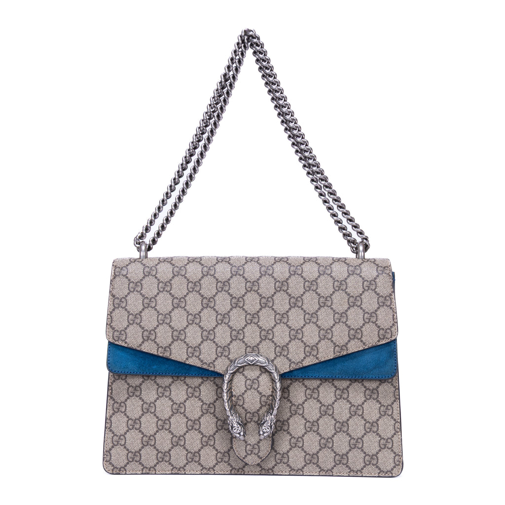 Bolso de hombro Dionysus GG de lona GG Supreme beige