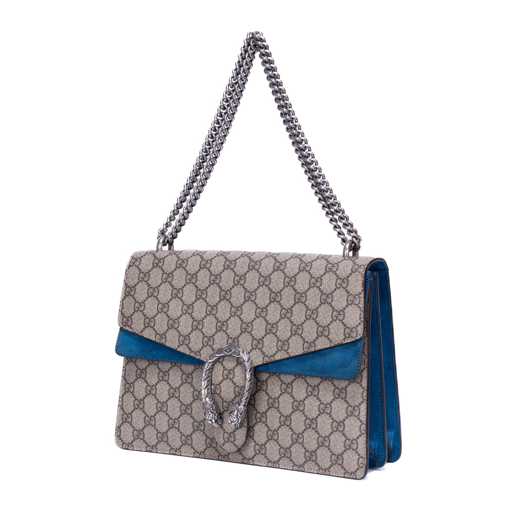 Bolso de hombro Dionysus GG de lona GG Supreme beige