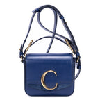 Crossbody C Crossbody Mini Navy Calfskin Leather / Suede Leather