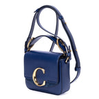 Crossbody C Crossbody Mini Navy Calfskin Leather / Suede Leather