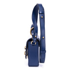 Crossbody C Crossbody Mini Navy Calfskin Leather / Suede Leather