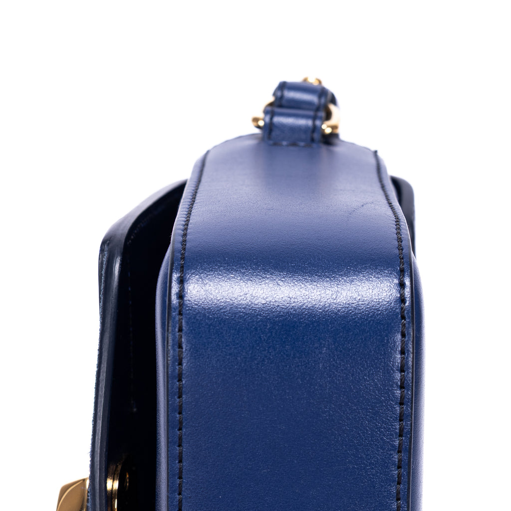 Crossbody C Crossbody Mini Navy Calfskin Leather / Suede Leather