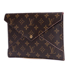 Pouch Kirigami Pochette 3 in 1 Brown Monogram Canvas