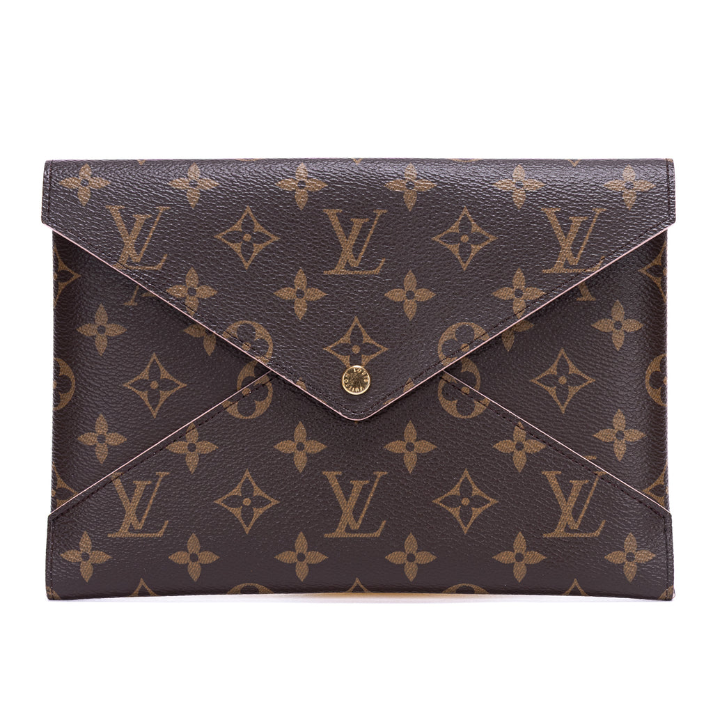 Pouch Kirigami Pochette 3 in 1 Brown Monogram Canvas