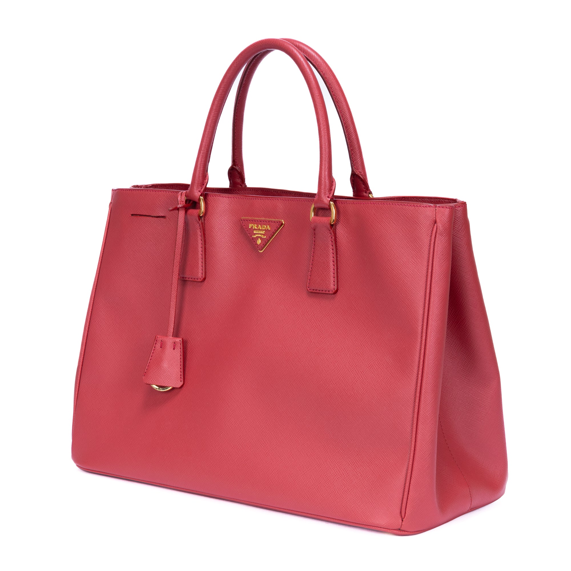 Handbag Saffiano Lux Tote Red Saffiano Leather