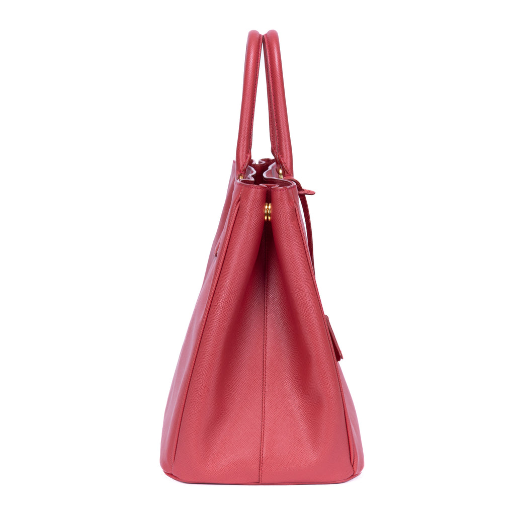 Handbag Saffiano Lux Tote Red Saffiano Leather