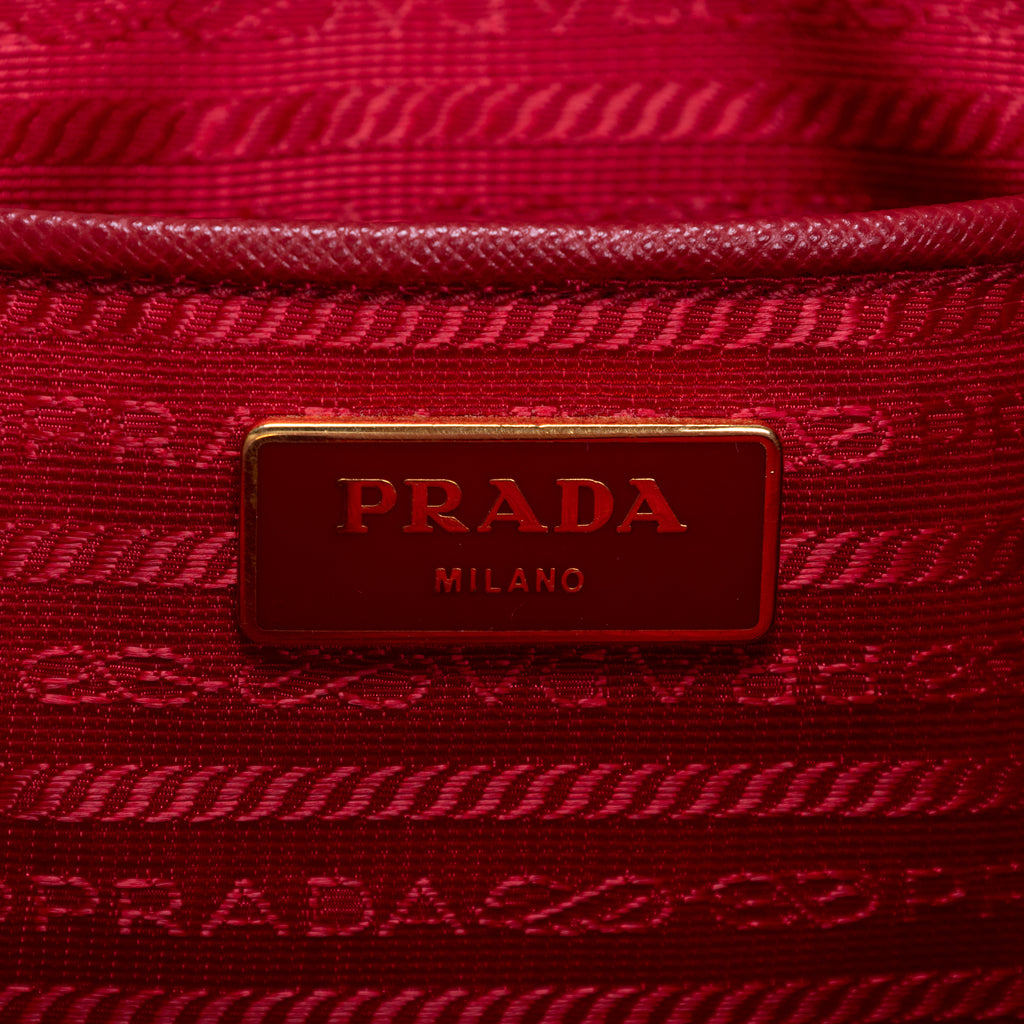 Handbag Saffiano Lux Tote Red Saffiano Leather