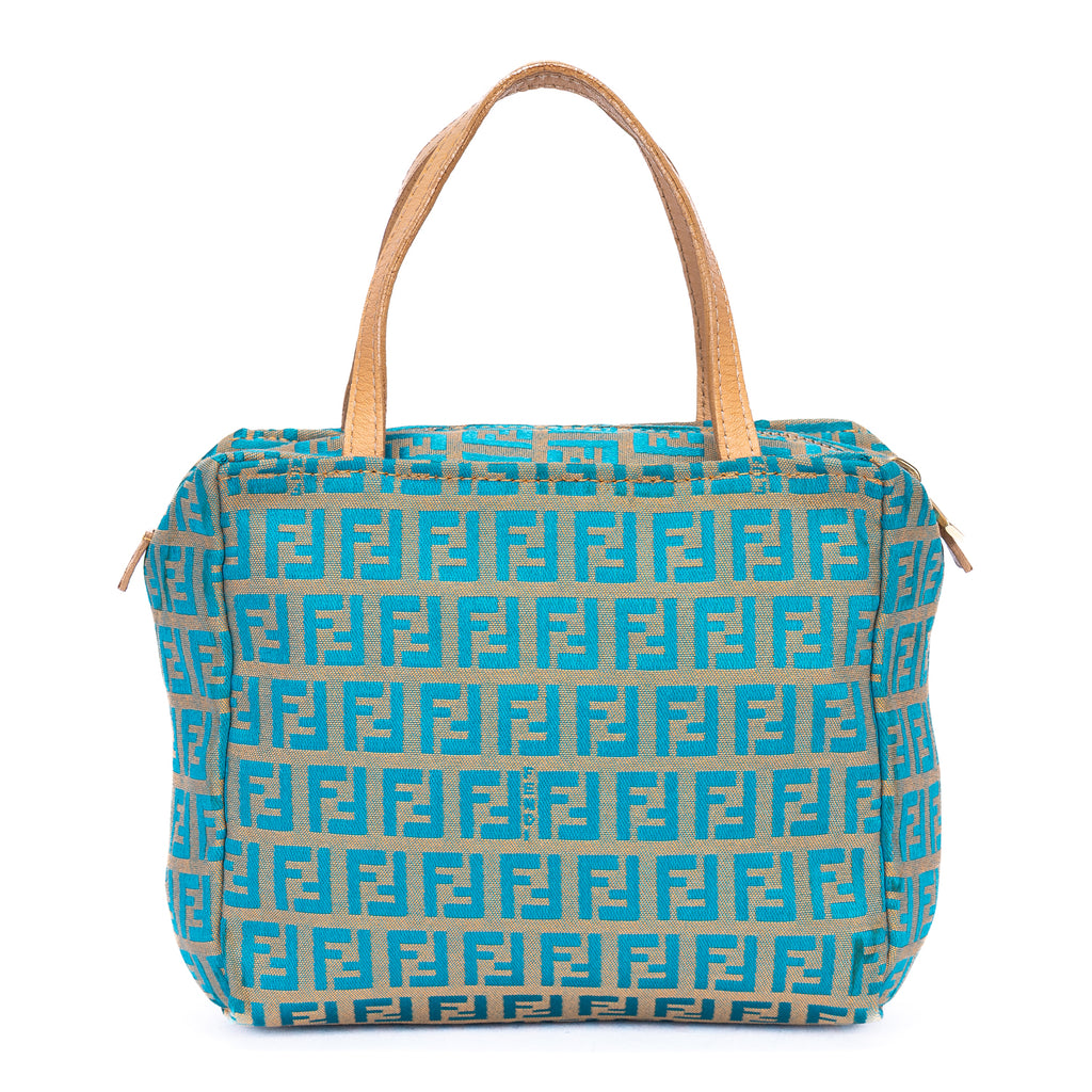 Fendi - Zucchino Mini - Beige/Bleu