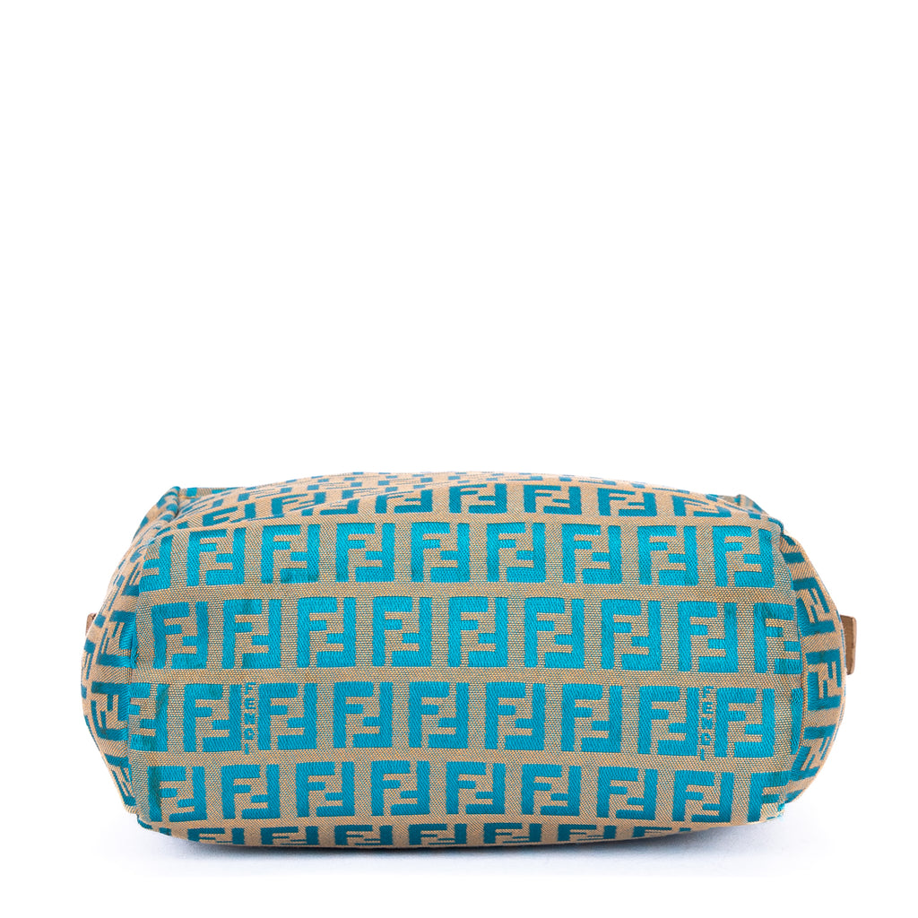 Fendi - Zucchino Mini - Beige/Bleu