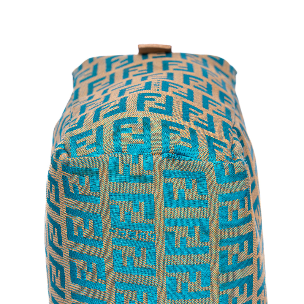 Fendi - Zucchino Mini - Beige/Bleu