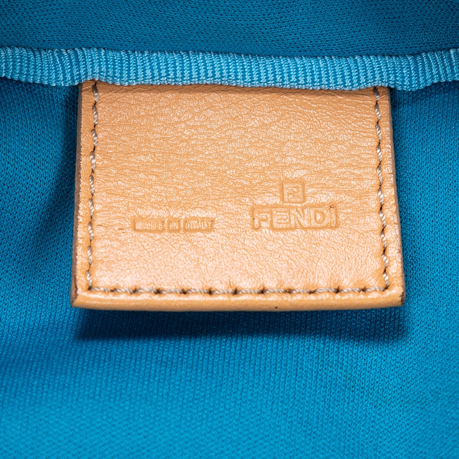 Fendi - Zucchino Mini - Beige/Bleu