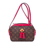Sac bandoulière Saintonge Monogram Canvas marron