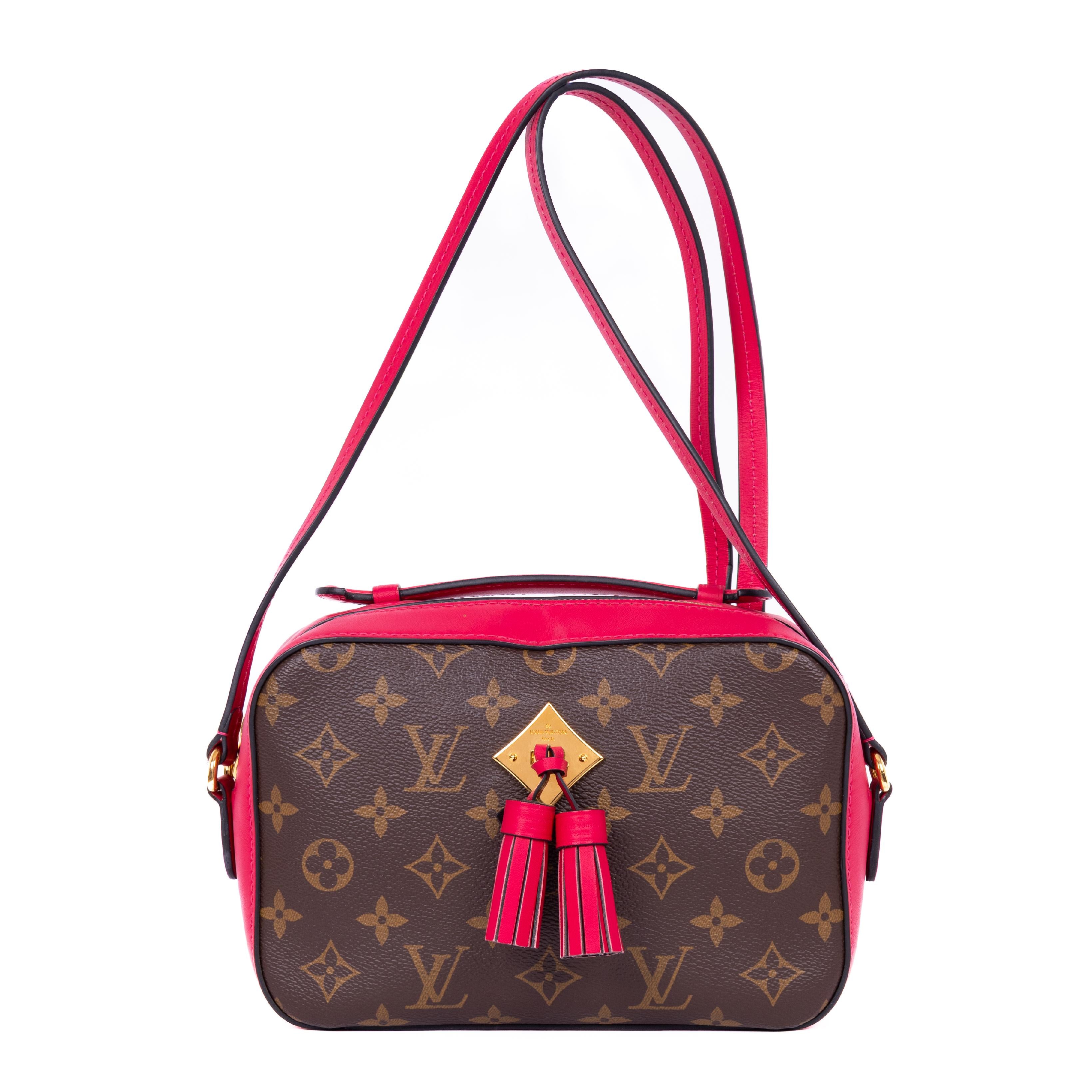 Sac bandoulière Saintonge Monogram Canvas marron