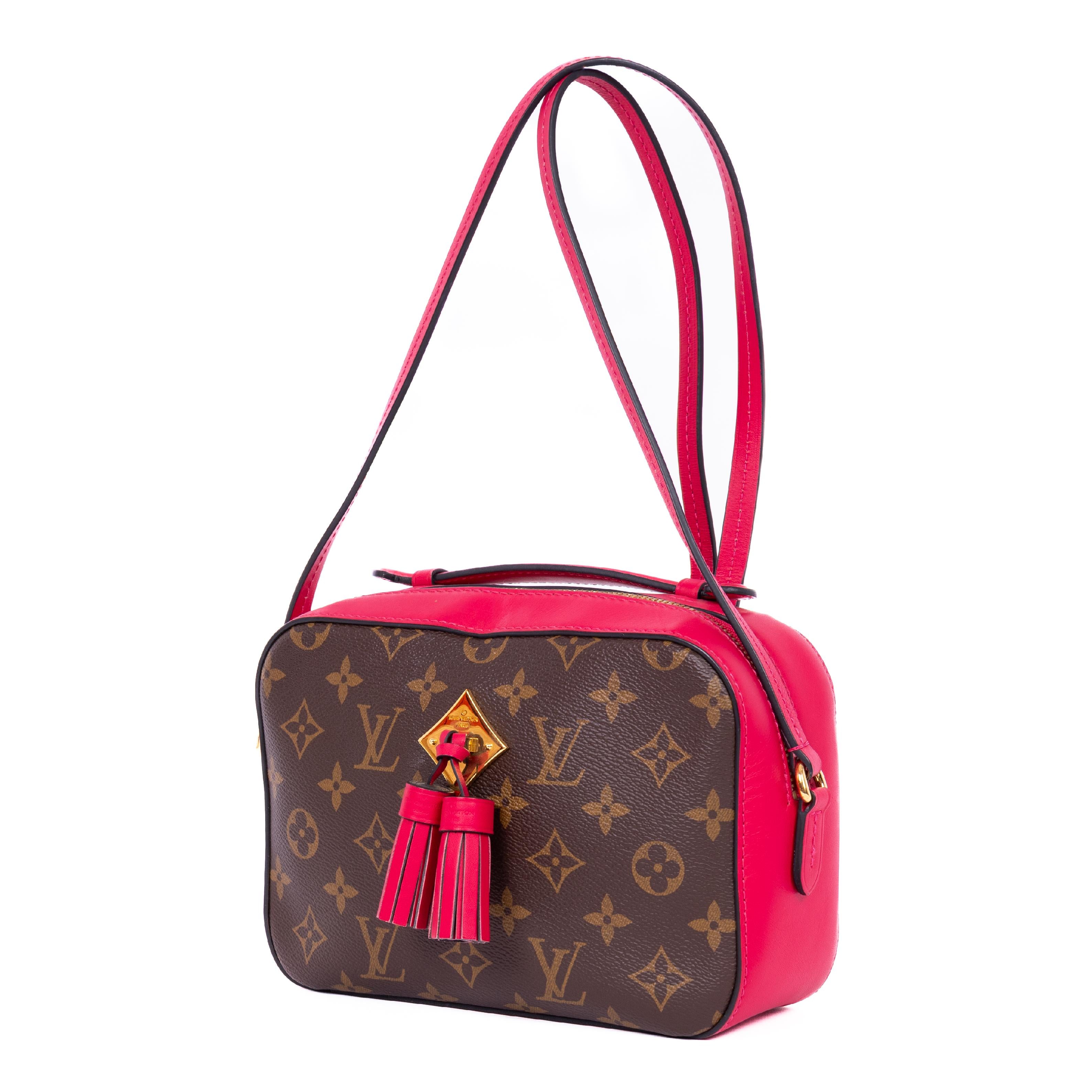 Sac bandoulière Saintonge Monogram Canvas marron