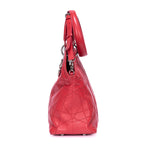 Handbag Granville Pink Quilted Pebbled Leather