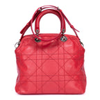 Handbag Granville Pink Quilted Pebbled Leather
