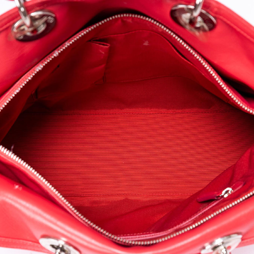 Handbag Granville Pink Quilted Pebbled Leather