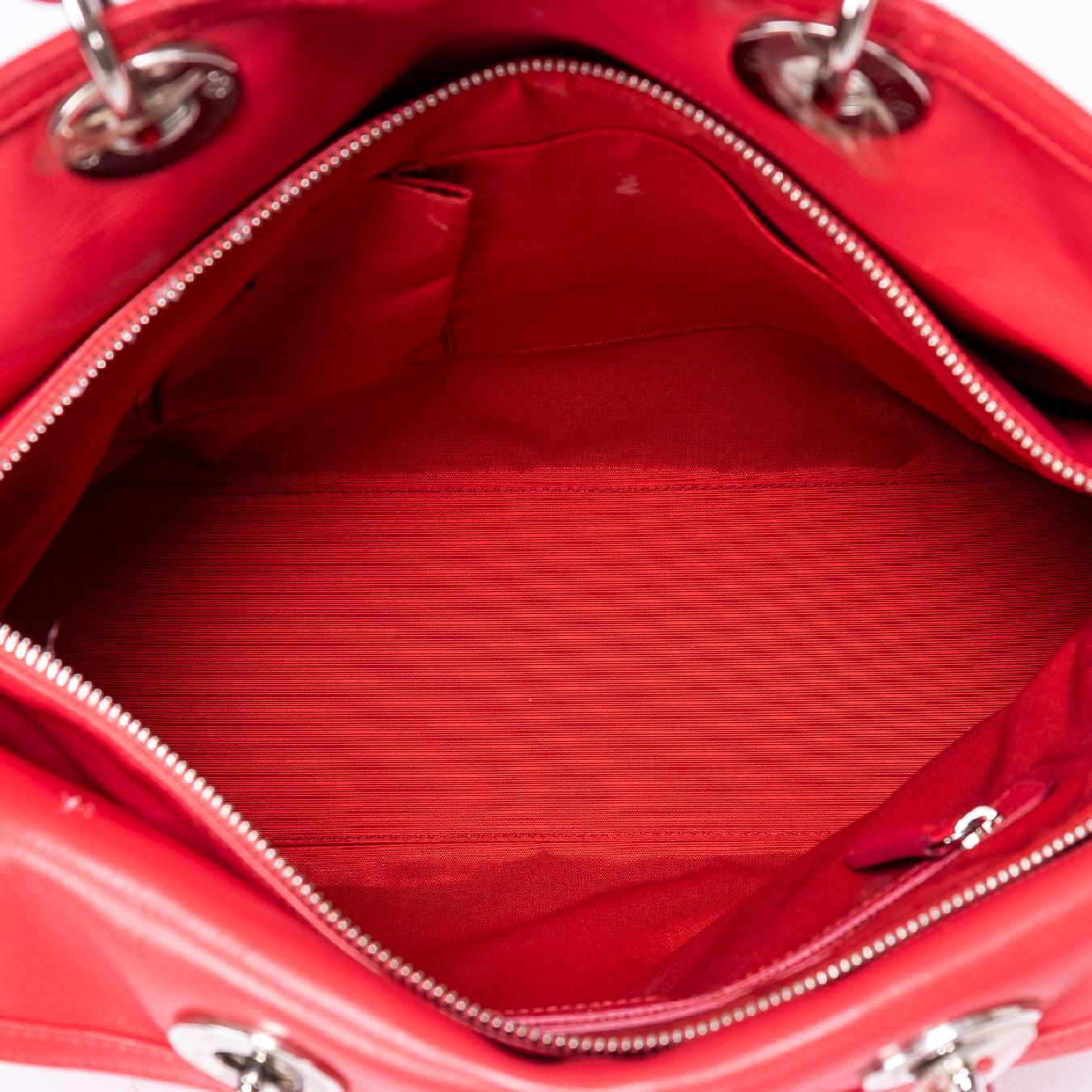 Handbag Granville Pink Quilted Pebbled Leather