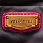 Handbag 2-Way Tote Pink Nappa Gaufre Leather