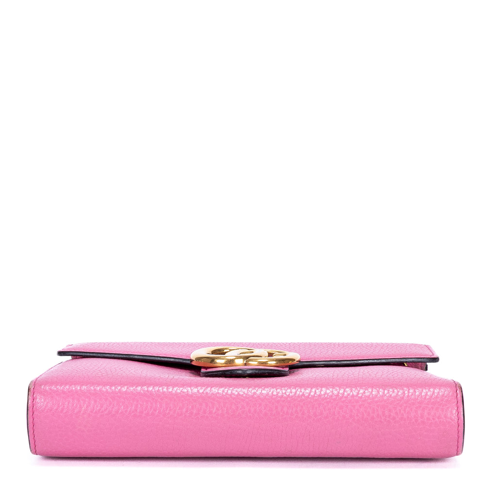 Shoulder Bag Marmont Wallet On Chain Pink Pebbled Leather