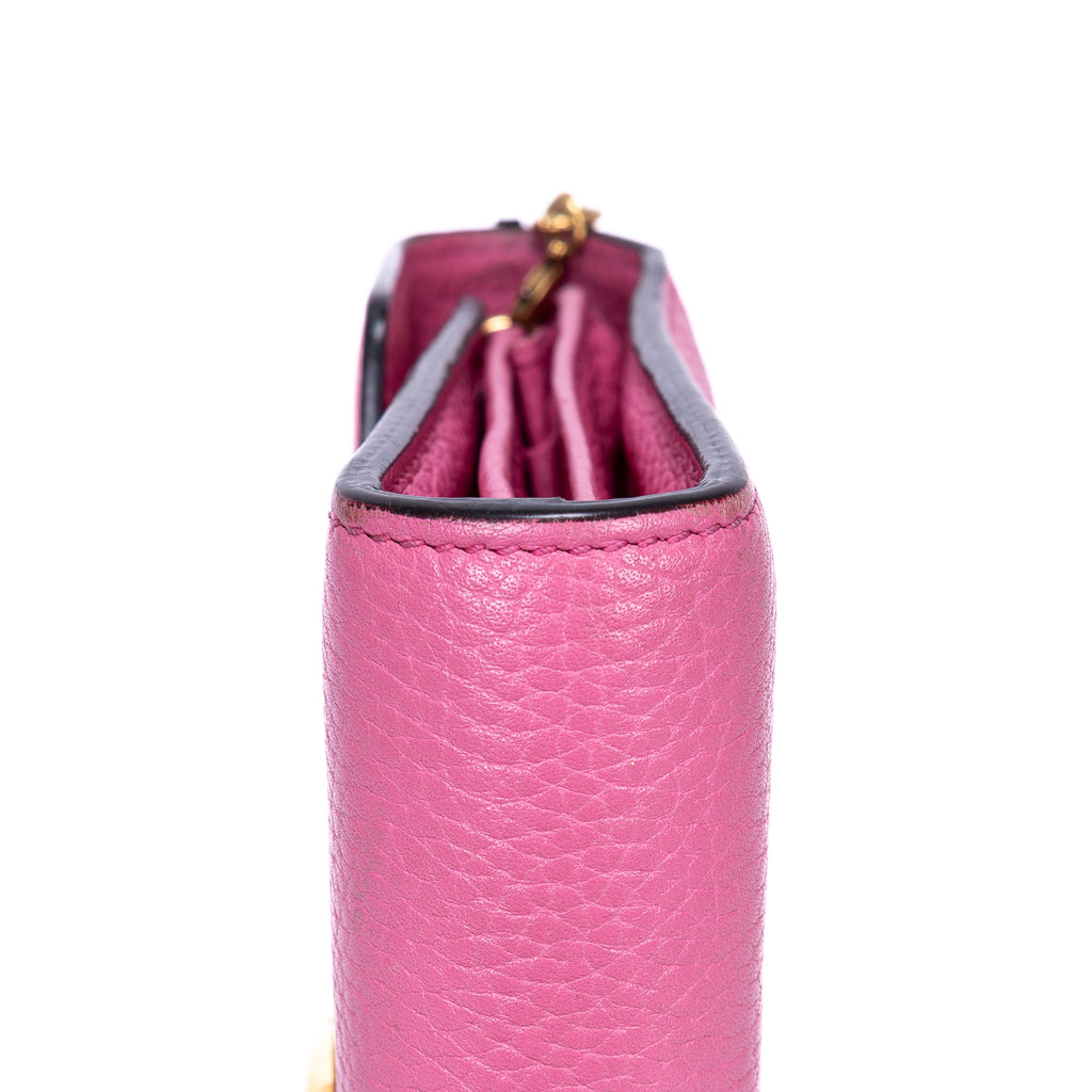 Shoulder Bag Marmont Wallet On Chain Pink Pebbled Leather