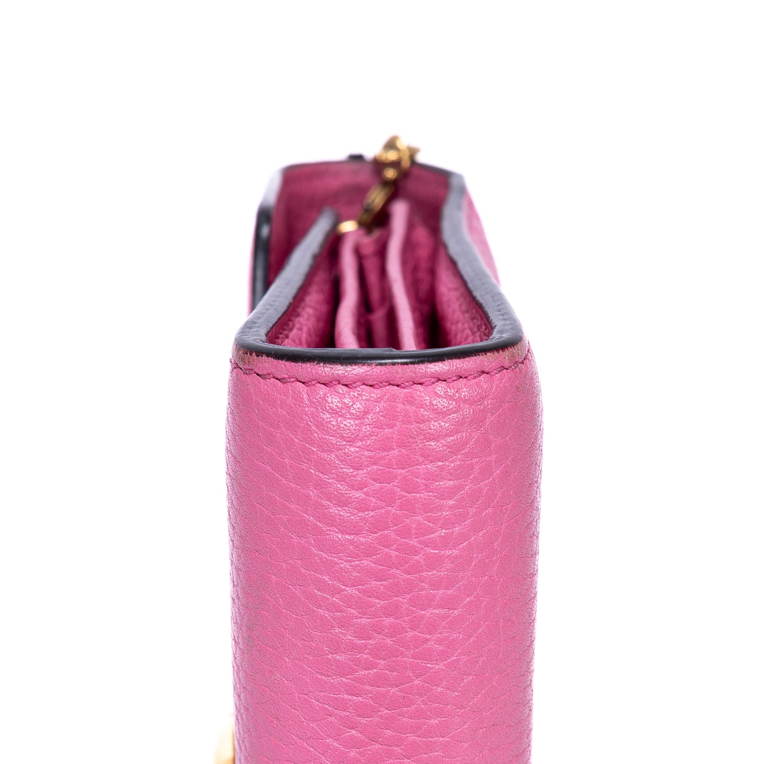 Shoulder Bag Marmont Wallet On Chain Pink Pebbled Leather