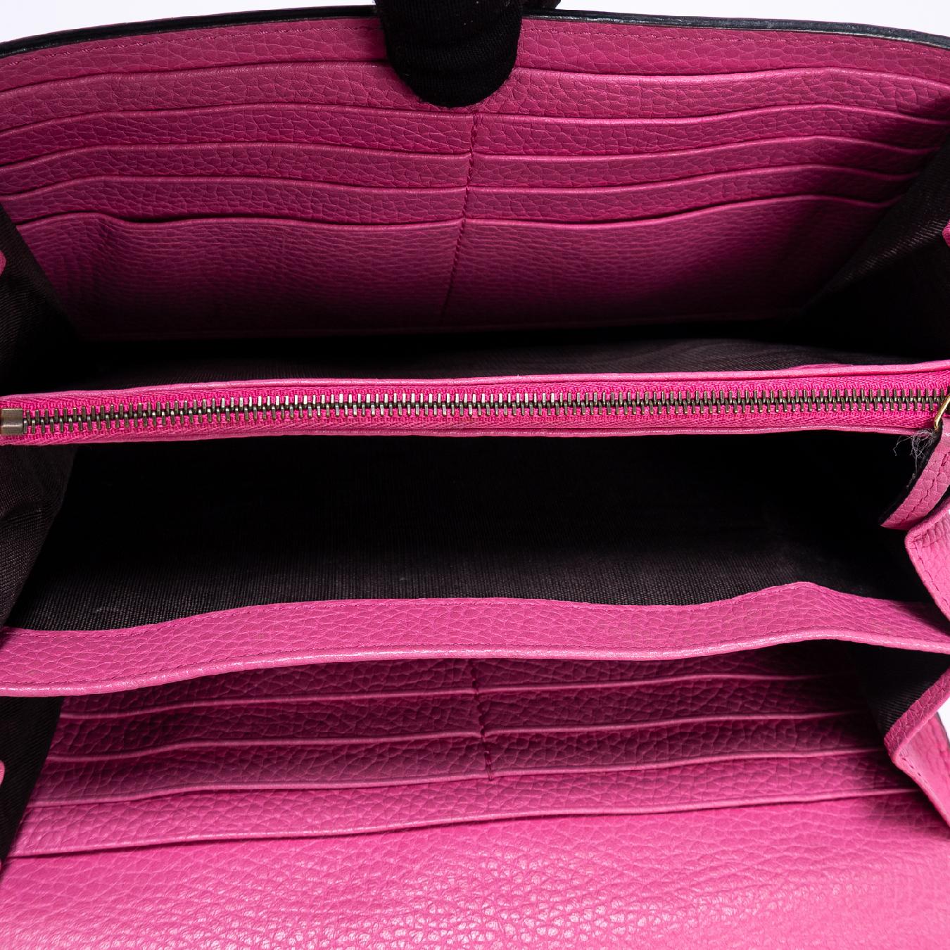 Shoulder Bag Marmont Wallet On Chain Pink Pebbled Leather