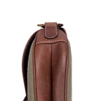 Bolso de mano Saddle 2003 Lona caqui marrón