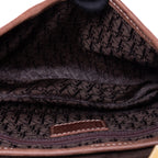 Bolso de mano Saddle 2003 Lona caqui marrón