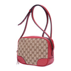 Sac appareil photo Bree GG Canvas à porter épaule ou croisé Rouge toile monogramme GG