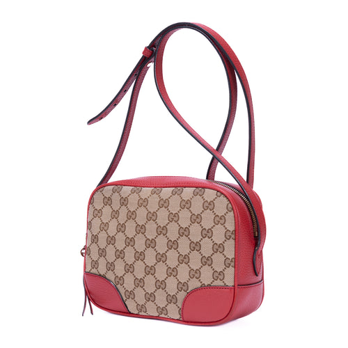 Bandolera GG Canvas Bree Cámara Roja Lona GG Monogram