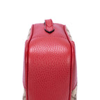 Sac appareil photo Bree GG Canvas à porter épaule ou croisé Rouge toile monogramme GG