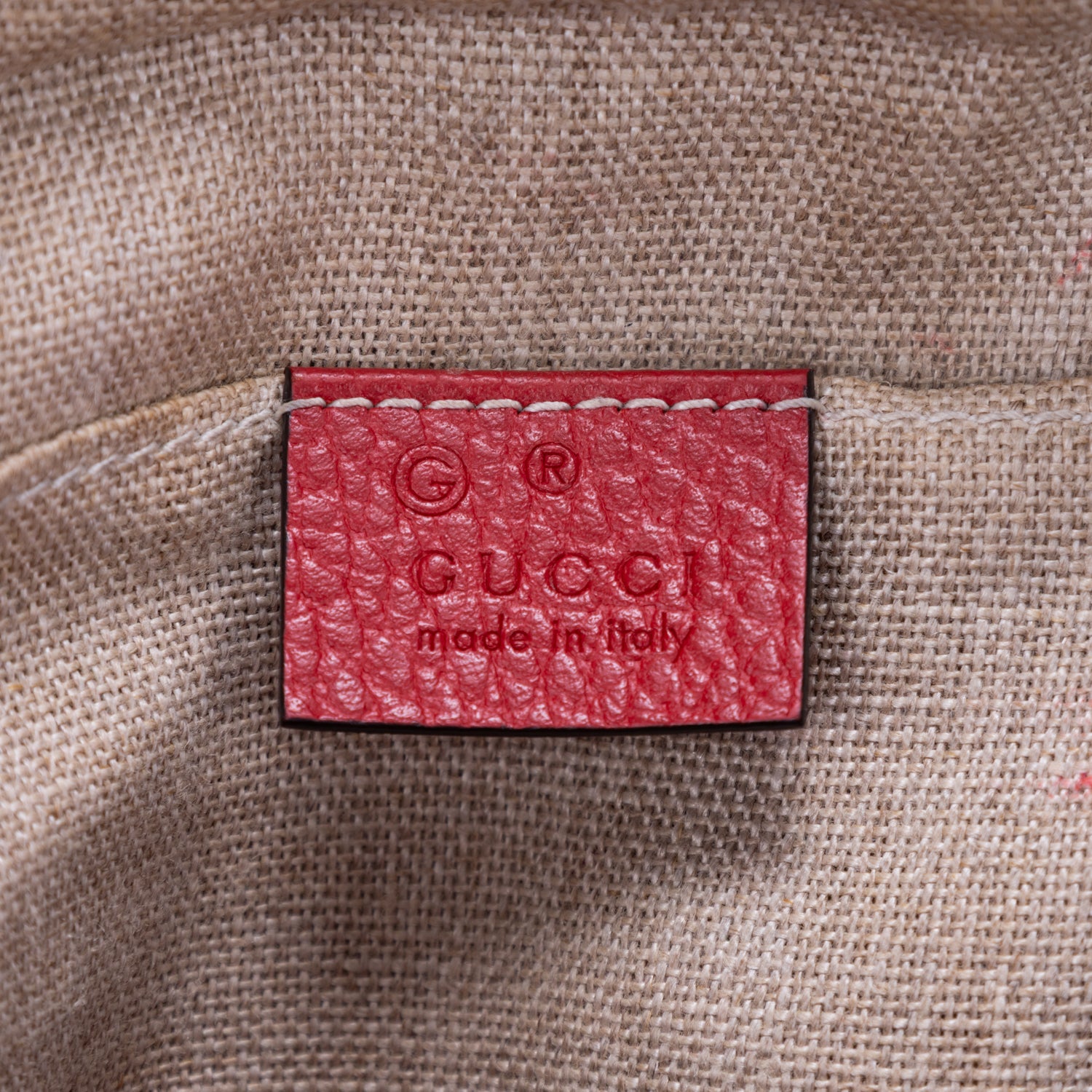Sac appareil photo Bree GG Canvas à porter épaule ou croisé Rouge toile monogramme GG