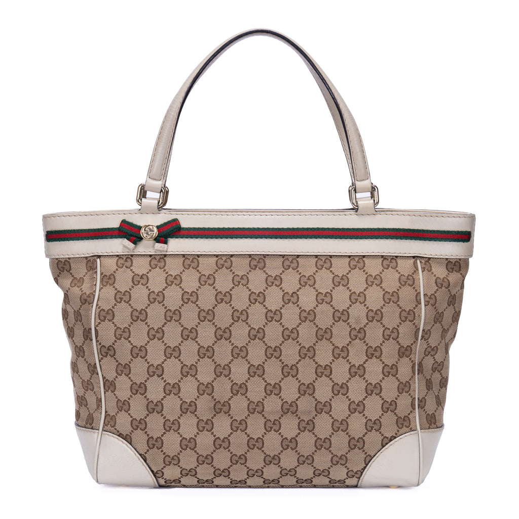 Sac à bandoulière Mayfair fourre-tout toile monogrammée GG beige