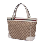 Sac à bandoulière Mayfair fourre-tout toile monogrammée GG beige