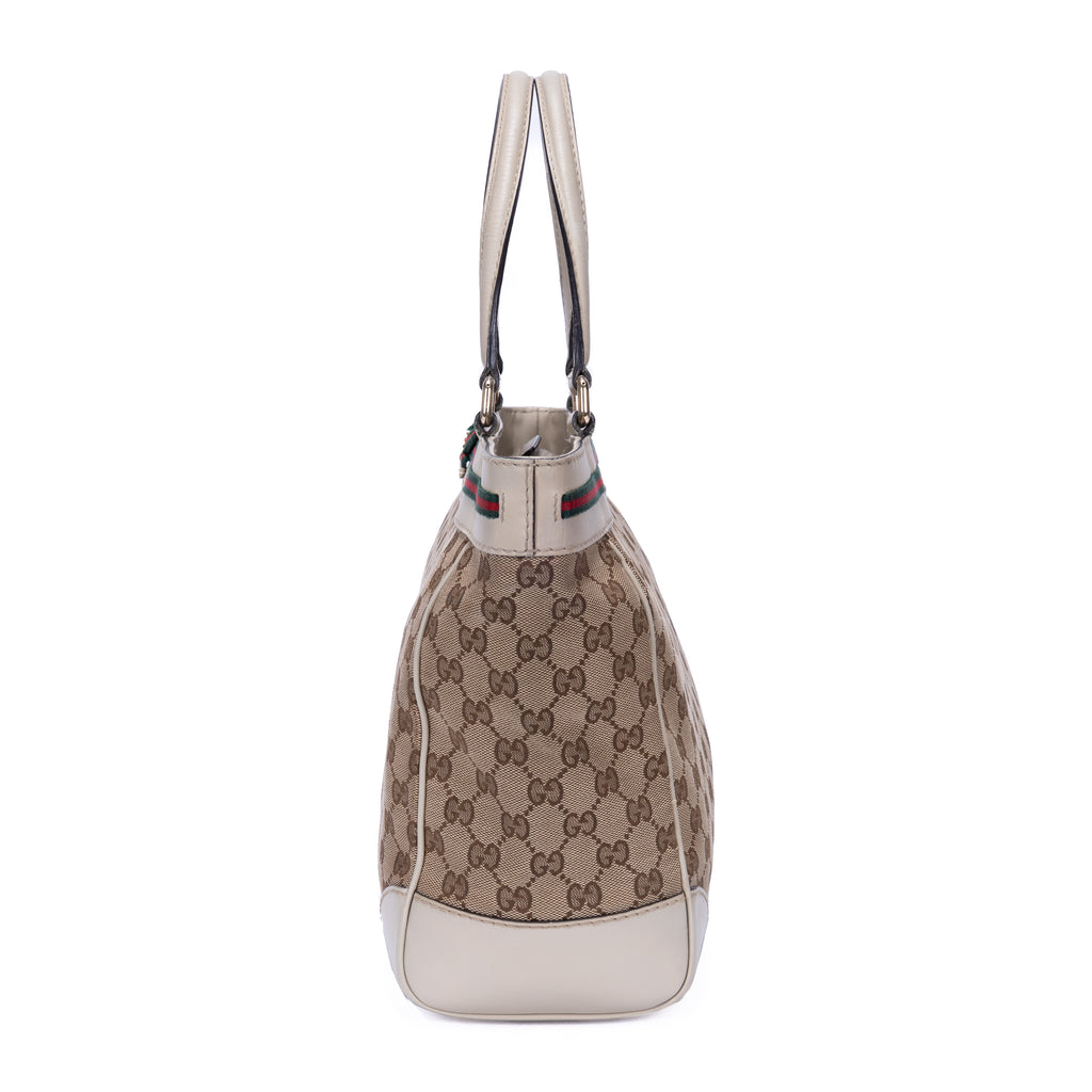 Sac à bandoulière Mayfair fourre-tout toile monogrammée GG beige